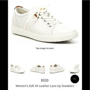 Ecco Women’s White Leather Sneaker